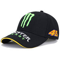 Бейсболка Монстер Monster Energy 46 чорна кепка