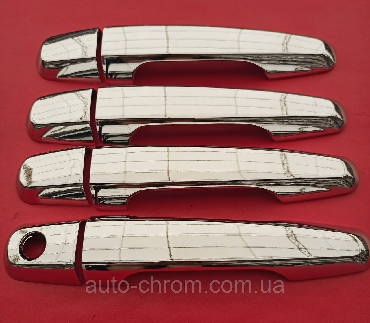 Накладки на ручки Mitsubishi Pajero Sport 2008-2015, фото 1