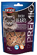 Ласощі Trixie Premio Ducky Hearts для котів сердечка з качкою та рибою 50 г, фото 3