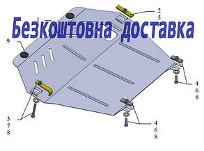 Захист двигуна Opel Combo С (2001-2011) (Захист двигуна Опель Комбо С) Кольчуга