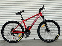 Cпортивный велосипед TopRider 670 колеса 26 дюймов / SHIMANO / рама 17" алюминий / цвет Красный
