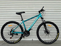 Cпортивный велосипед TopRider 670 колеса 26 дюймов / SHIMANO / рама 17" алюминий / цвет Синий