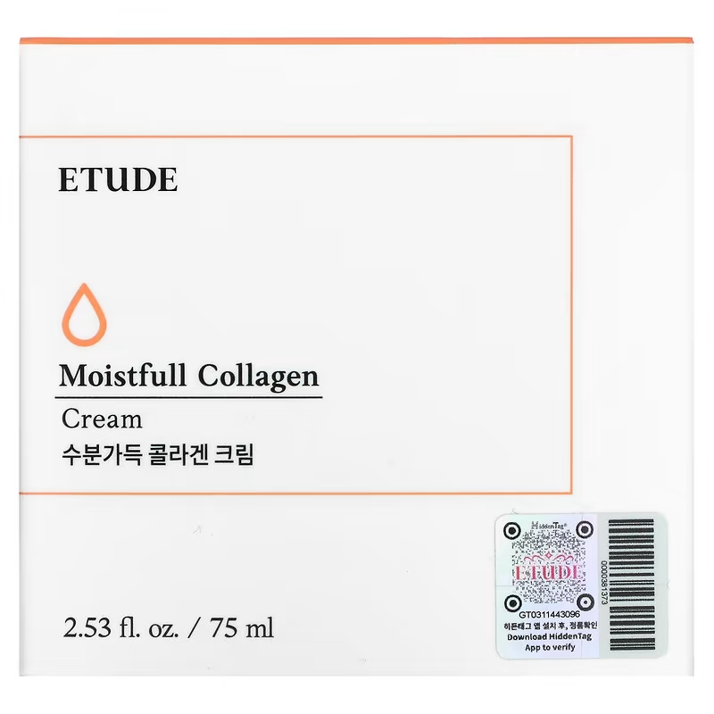 Etude House - Крем для лица с коллагеном - Moistfull Collagen Cream - 75ml - фото 2 - id-p1863426103