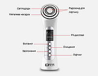 Мікрострумовий RF-масажер для обличчя 5в1 Doctor-101. Для ліфтингу та омолодження шкіри, EMS стимулятор + LED, фото 11