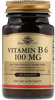 Solgar / Vitamin B6 100 mg (100 tab)