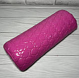 Підлокітник для манікюру півколо рожевий 30 см, фото 2