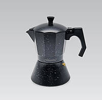 Гейзерная кофеварка на 6 чашек 300мл с мраморным покрытием Maestro MR-1667-6 Кофеварка на плиту индукционная