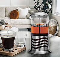Френч-пресс для чая и кофе 800мл Maestro MR-1662-800 Чайник заварник с прессом стеклянный