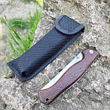 РОЗПРОДАЖ. Ніж складний Boda Best Knife, 440, дерево, фото 5