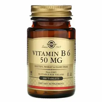 Solgar / Vitamin B6 50 mg (100 tab)