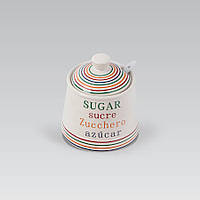 Сахарница с ложкой керамическая Maestro MR-20031-09 Банка для сыпучих продуктов Банка для хранения сахара