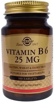 Solgar / Vitamin B6 25 mg (100 tab)