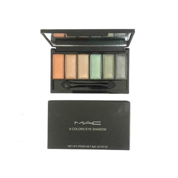 Тіні для повік Mac 6 colors eyeshadow А 215 (В наявності № 3), фото 1