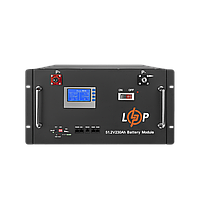 Аккумулятор LogicPower LP LiFePO4 48V (51,2V) - 230 Ah (11776Wh) (Smart BMS 200A) с LCD RM (20331)