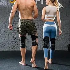 Колінні стабілізатори підкочені біонічні Powerknee Nasus Sports Lite для підтримки колінного суглоба, фото 3