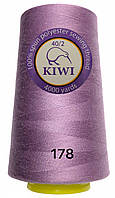 Нитки Kiwi (Киви) 40/2 швейные полиэстер (4000 ярдов) цвет фрез №178