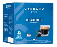 Кава в капсулах для кавомашин Nescafe Dolce Gusto "Carraro" DECAFFINATO 16 шт. Італія