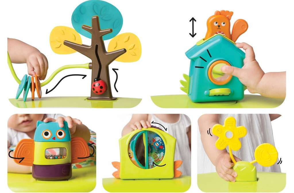 Oribel Игровой столик Portaplay Forest Friends Technohub - Гарант Качества - фото 5 - id-p1863450139