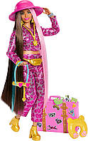 Кукла барби экстра флай Путешествие, с чемоданом Barbie Doll with Safari Fashion HPT48