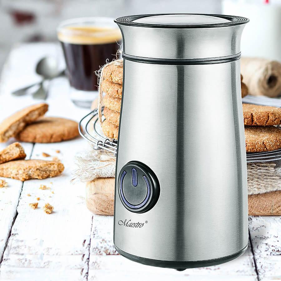 Кавомолка електрична Maestro MR-455 Електрокофемолка для дому 150 Вт, фото 1