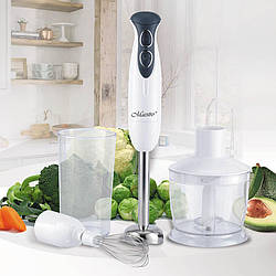 Ручний заглибний блендер 3 в 1 Maestro MR-562 Міксер харчовий екстрактор Багатофункціональний подрібнювач