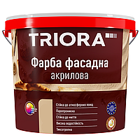 Фарба фасадна 7кг акрилова ТМ TRIORA