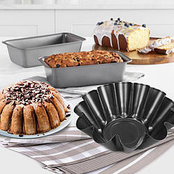 Форма для випікання кругла хвиляста 22.5х8 см Maestro MR-1102 Форма для випікання кексів