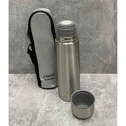 Термос питний із неіржавкої сталі 1 л для кави та чаю Maestro MR-1633-100 Термо чашка металева