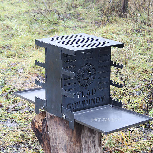 Мангал С Раскладным Поддоном Вертикальный Разборный Эко Мангал Selli 43 ...