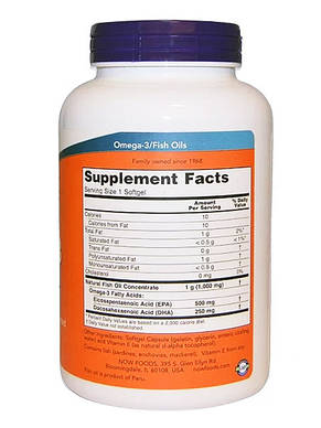 Омега-3 Now Foods Omega-3 Ultra 180 капс США, фото 3