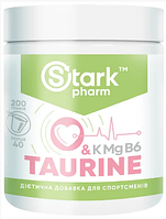 Таурин с минералами и витамином Stark Pharm Taurine & KMgB6, 200 грамм