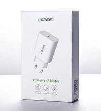 Зарядний пристрій Ugreen CD137 Type-C PD 20 W Charger Білий, фото 6