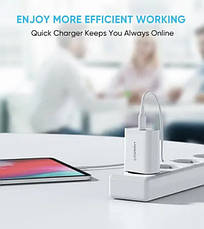 Зарядний пристрій Ugreen CD137 Type-C PD 20 W Charger Білий, фото 3