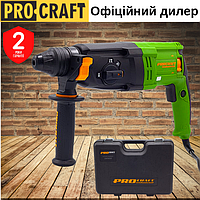 Прямой перфоратор строительный Industrial Procraft BH1400 NEW для долбления бетона, с патроном sds-plus