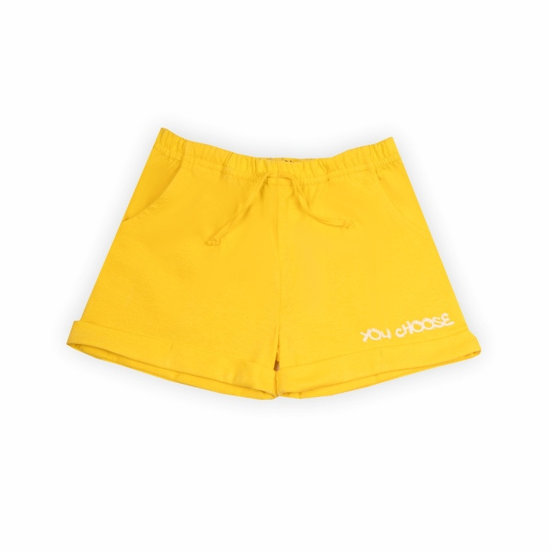 Шорти дитячі для дівчинки GABBI SH-23-2/1 Жовтий на зріст 104 (13677)