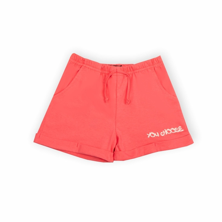 Шорти дитячі для дівчинки GABBI SH-23-2/1 Кораловий на зріст 104 (13677)