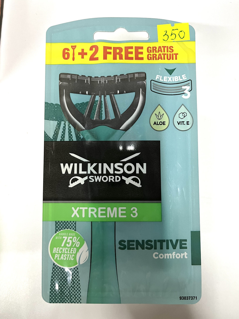 Одноразовий станок Wilkinson Sword Xtreme 3 Sensitivе, 4 шт.