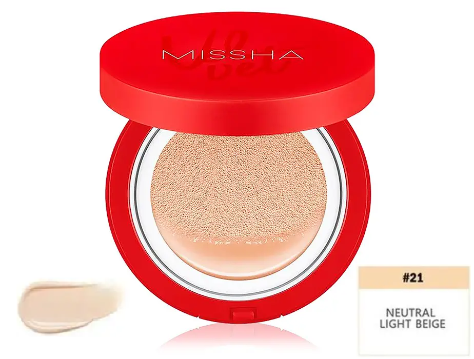 Тональний кушен з матовим фінішем Missha Velveet Finish Cushion SPF50+ PA+++ 21 тон