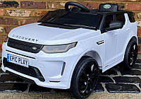 Детский электромобиль джип Ленд Ровер «Land Rover Discovery» M 4846EBLR-1 белый.