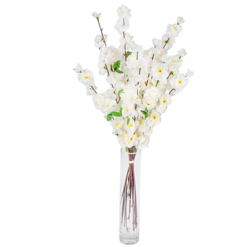 Гілка штучної яблуні|Д=59 см, В=5 см|Гілка - 8 квіток |Виробник - Польща| Упаковка - 12шт