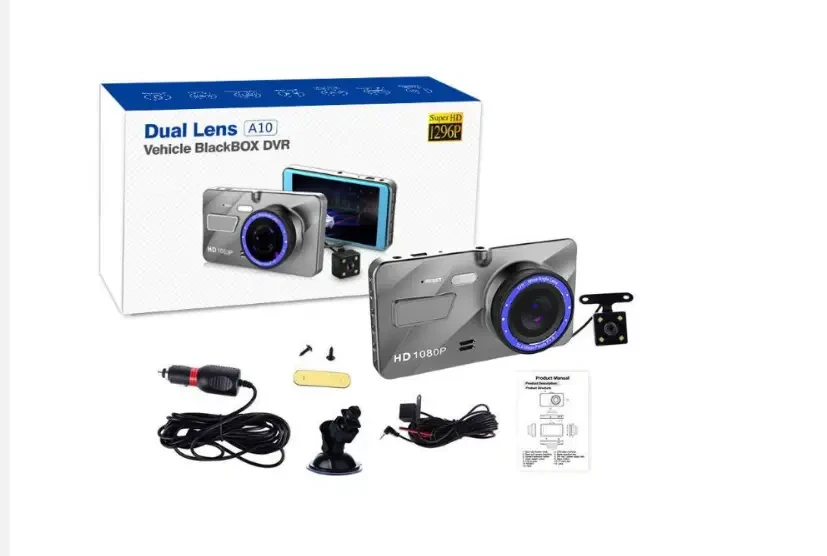 Відеореєстратор для автомобіля з задньою камерою Dual Lens A10/F9/V2 Full HD 1080 H31 3,5 дюйма