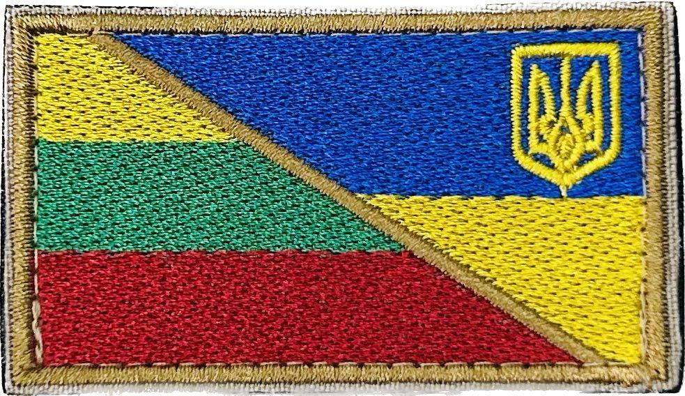 Прапорець Україна - Литва
