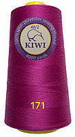 Нитки швейные Kiwi (Киви) полиэстер 40/2 (4000 ярдов) цвет тёмно-розовый №171