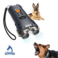 Ультразвуковой отпугиватель собак с фонариком PATPET Ultrasonic Dog Trainer U20