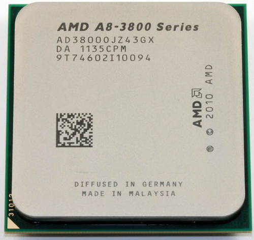 Процесор A8-3800 2.4-2.7GHz 65W, FM1, фото 1