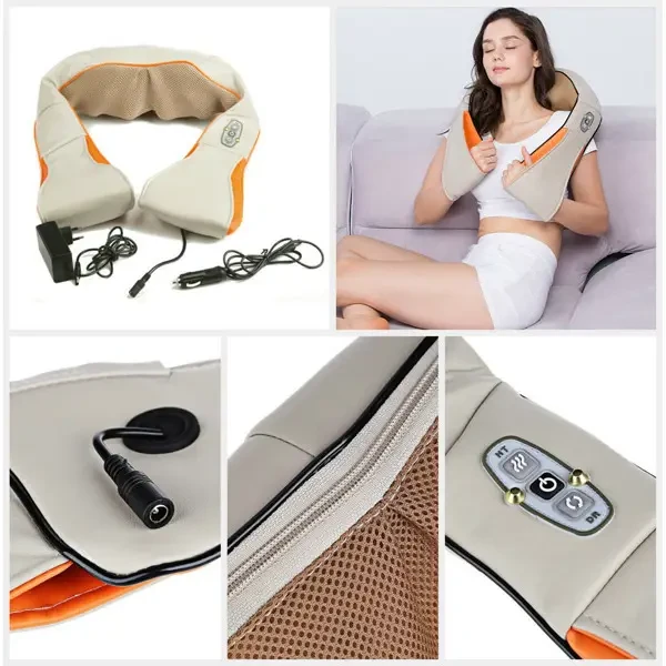 Массажёр для Шеи и Плеч Massager Of Neck Kneading — Купить Недорого на ...