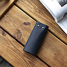 Ключниця Vets Dark Blue з натуральної шкіри для ключів синя, фото 7