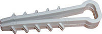 Дюбель-елочка (зажим) 6 mm для плоского дроту, 100 шт. (m0080014), E.NEXT