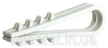 Дюбель-ялинка (затискач) 10 mm для круглого дроту, 100 шт. (m0080011), E.NEXT, фото 1