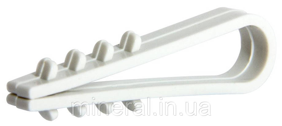 Дюбель - ялинка (затиск) 6 mm для круглого дроту, 100 шт., фото 2
